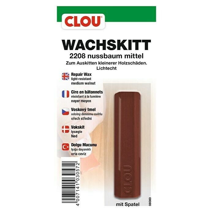 mittel) Clou | Wachskittstange BAUHAUS (Nussbaum