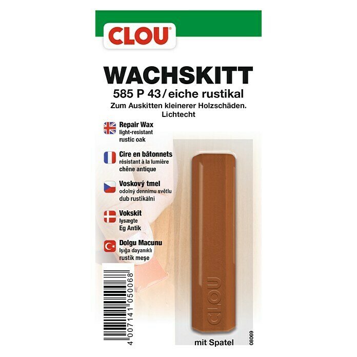 Clou Wachskittstange (Eiche)