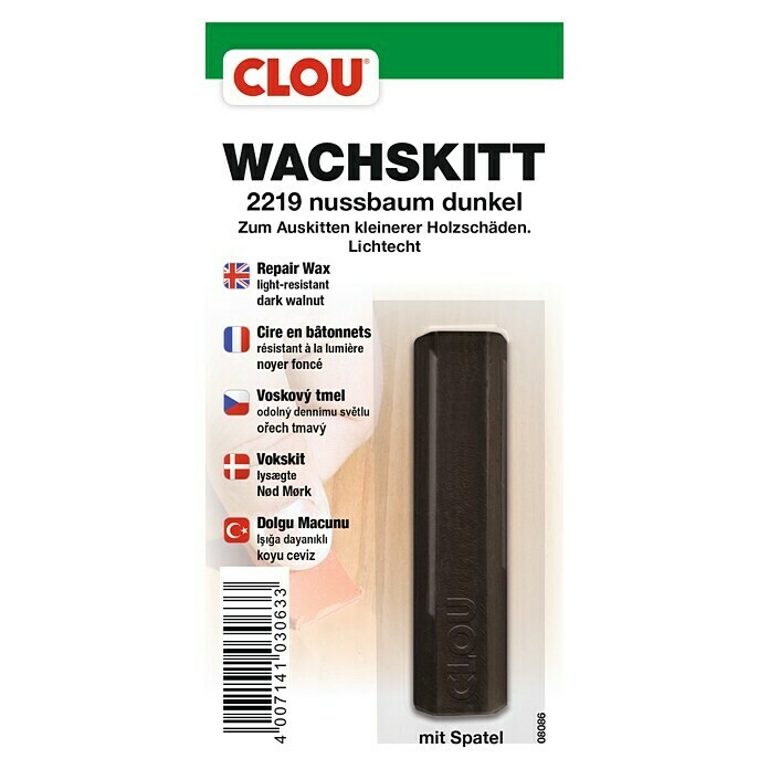 Clou Wachskittstange (Nussbaum dunkel) | BAUHAUS
