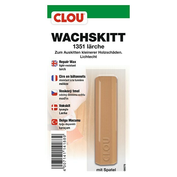 Clou Wachskittstange (Lärche)