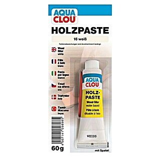 Clou Aqua Holzpaste (Weiß, 60 g)