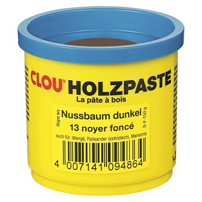 Clou Holzpaste (Nussbaum dunkel, 150 g)