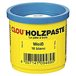 Clou Holzpaste (Weiß, 150 g)