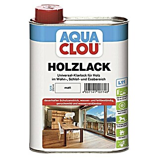 Clou Aqua Holzlack L 11 (Matt, 250 ml, Farblos)