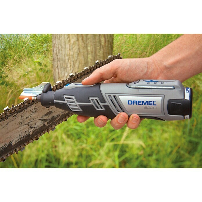 Dremel Multifunktionswerkzeug 8220-5/6512 V, 2 Akkus, 2 Ah Use Shot