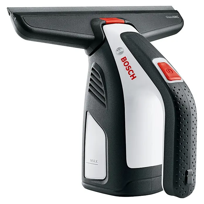 Bosch Akku-Fenstersauger GlassVac Set - 3,6 V, 2 Ah - Der Bosch GlassVAC Akku-Fenstersauger für streifenfreie Sauberkeit auf Glasflächen. Leicht, handlich und effizient für den Hausgebrauch.