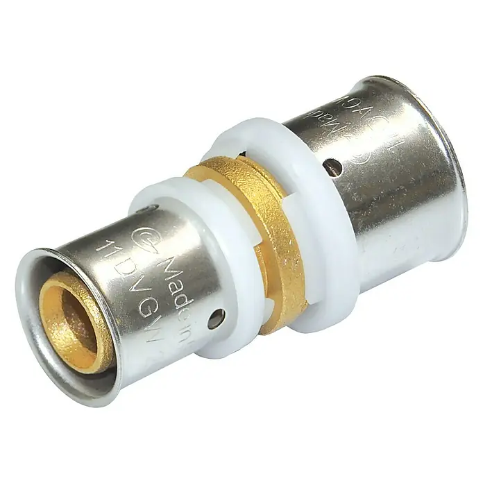 Comisa Press-Reduzierkupplung - 26 x 20 mm - Diese Abbildung zeigt ein hochwertiges Viega Pressfitting, ein zuverlässiges und langlebiges Produkt für Sanitärinstallationen.