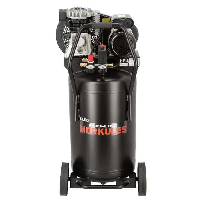 Herkules Pro-Line Kompressor B2800B/3M/90 - Max. Druck: 10 bar, 2.200 W, 90 l