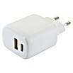 Schwaiger USB-Ladeadapter (Weiß, USB-A-Buchse, USB-C-Buchse) | BAUHAUS