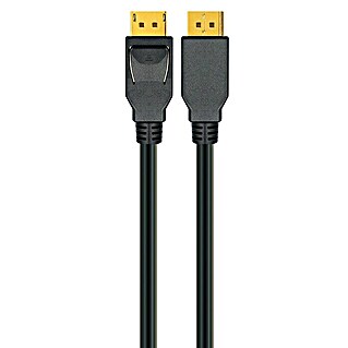 Schwaiger DisplayPort-Kabel (Schwarz, Länge: 2 m)
