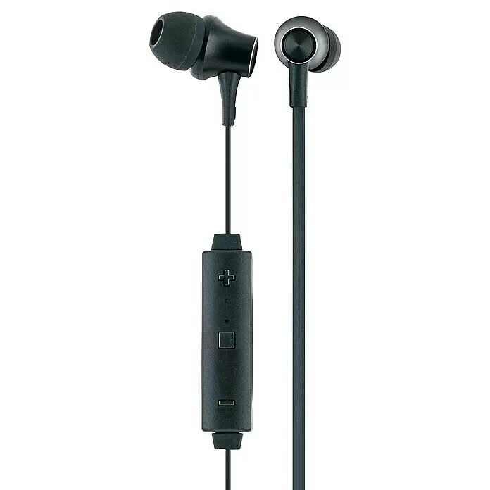 Schwaiger In Ear Kopfhörer Bluetooth - Schwarz, Kabellänge: 0,7 m, Micro-USB-Buchse - Detailaufnahme