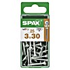Spax Universalschraube T-STAR plus WIROX (Ø x L: 4 x 25 mm, Vollgewinde, 60 Stk., Silber) | BAUHAUS