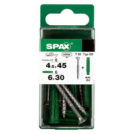 Spax  Schrauben- & Dübel-Set