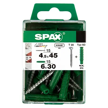 Spax  Schrauben- & Dübel-Set