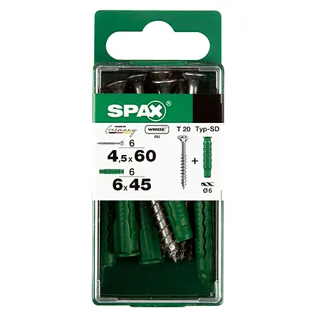 Spax  Schrauben- & Dübel-Set