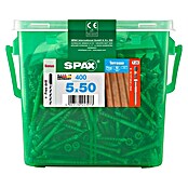 Spax T-Star plus Terrassenschraube Stufenbohrer (Ø x L: 5 x 50 mm, Edelstahl rostfrei A2, 400 Stk.) | BAUHAUS