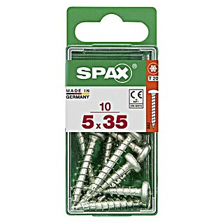 Spax T-Star plus Universalschraube (Ø x L: 5 x 35 mm, Vollgewinde, 10 Stk.)