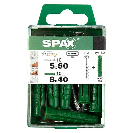Spax  Schrauben- & Dübel-Set