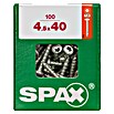 Spax Universalschraube T-STAR plus WIROX (Ø x L: 4 x 25 mm, Vollgewinde, 60 Stk., Silber) | BAUHAUS