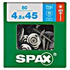 Spax Spenglerschraube T-Star plus (Ø x L: 4,5 x 45 mm, T-Star plus, 80 Stk.) | BAUHAUS