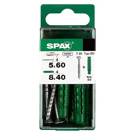 Spax  Schrauben- & Dübel-Set