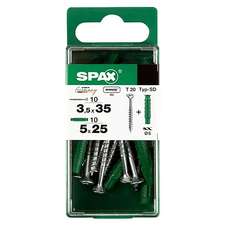 Spax  Schrauben- & Dübel-Set