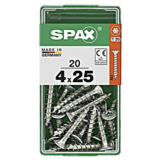 Spax Universalschraube T-Star plus (Ø x L: 4 x 25 mm, 20 Stk., Vollgewinde)