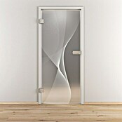 Diamond Doors Glasdrehtür 624 (959 x 1.972 mm, Links, Einscheibensicherheitsglas (ESG)) | BAUHAUS