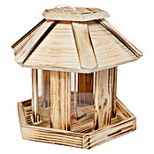 Windhager Vogelhaus Wilder Kaiser (L x B x H: 26 x 26 x 24,5 cm, Natur, Geflammt, Holz)