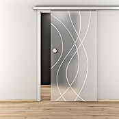 Diamond Doors Glasschiebetür 541 (935 x 2.058 mm, Einscheibensicherheitsglas (ESG), Milchglas) | BAUHAUS