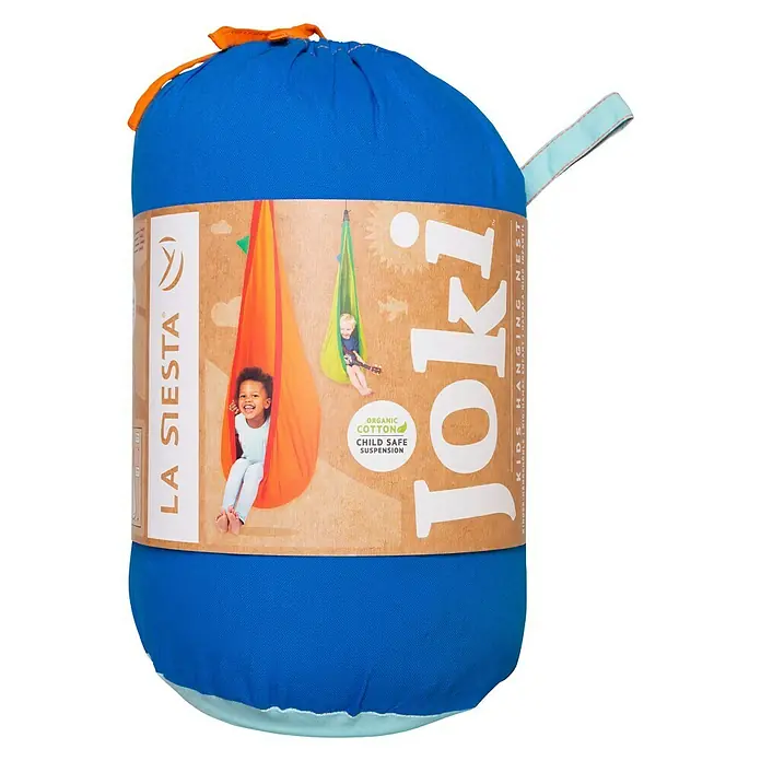 La Siesta Hängesessel Joki für Kinder - Dolphy - Hier ist ein La Siesta Joki Kinderhängenest, ein bequemer und sicherer Ort zum Spielen und Entspannen für Kinder.
