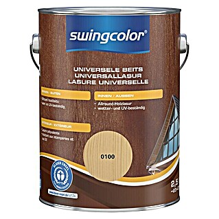 swingcolor Universele beits (Transparant, 2,5 l, Zijdeglans)