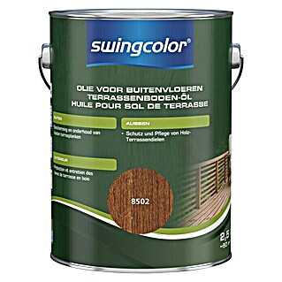 swingcolor Houtolie voor buitenvloeren (Bangkirai, 2,5 l, Zijdemat)