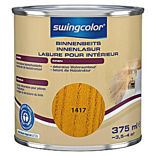 swingcolor Houtbeits voor binnen (Oregon grenen/honing, 375 ml, Zijdemat)