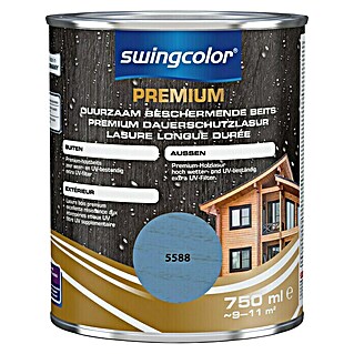 swingcolor Premium Houtbeits voor langdurige bescherming (750 ml, Aquablauw, Zijdeglans)