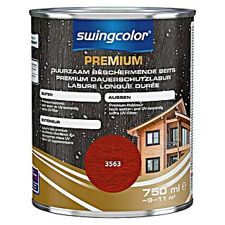 swingcolor Premium Houtbeits voor langdurige bescherming (750 ml, Kersenrood, Zijdeglans)