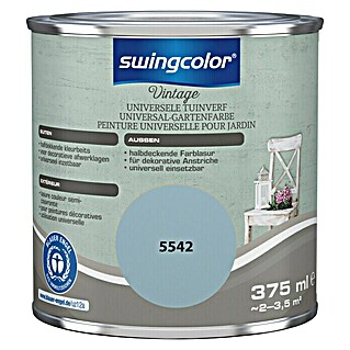 swingcolor Kleurbeits Universele Tuinverf (375 ml, Gletsjerblauw, Zijdemat)