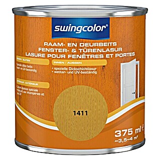 swingcolor Beits voor kozijnen en deuren (Kastanje, 375 ml, Zijdeglans)