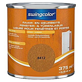 swingcolor Beits voor kozijnen en deuren (Teak, 375 ml, Zijdeglans)