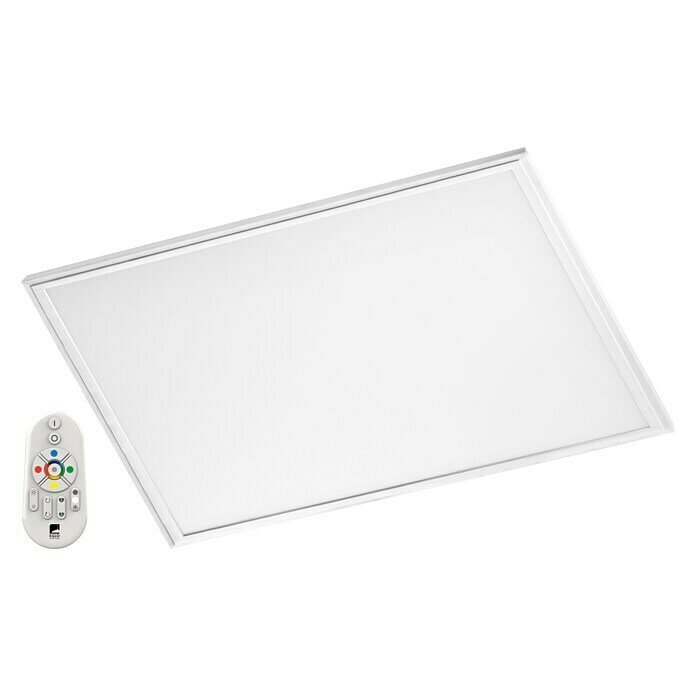 Eglo Connect LED-Panel Salobrena C16 W, L x B x H: 30 x 30 x 5 cm, Weiß, Warmweiß Diagonal View