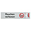 Pickup Aufkleber (Motiv: Rauchverbot, L x B: 165 x 44 mm)