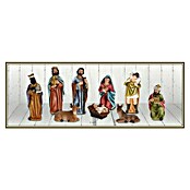 Krippenfiguren-Set (L x B x H: 27 x 5 x 12,5 cm, Gesamtumfang: 9 -tlg., Mehrfarbig) | BAUHAUS