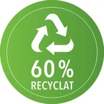 Produkt aus mind. 60 % Recyclat