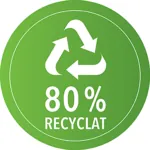 Produkt aus mind. 80 % Recyclat