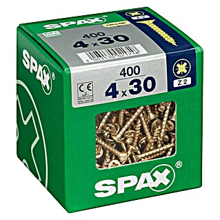 Spax Tornillo universal (4 x 30 mm, Rosca completa, 400 ud.)