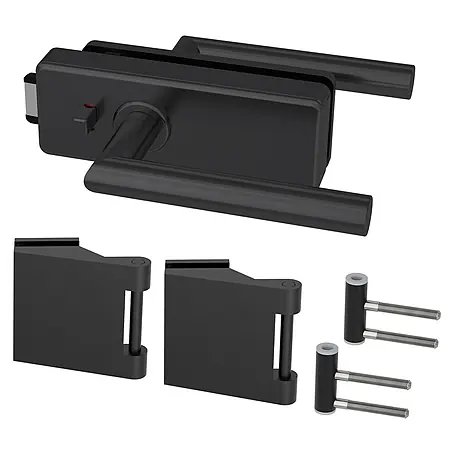 Diamond Doors Black Edition Glastürbeschlag Style Premium WC