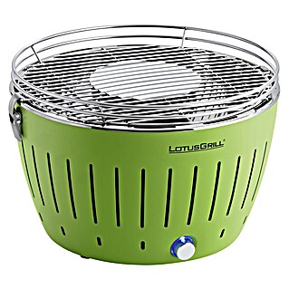LotusGrill Barbacoa de carbón (Diámetro de la superficie de la parrilla: 34 cm, Verde lima)