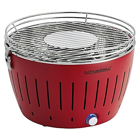 LotusGrill Holzkohlegrill Classic (Durchmesser Grillfläche: 34 cm, Feuerrot)