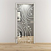 Diamond Doors Glasdrehtür 547 (709 x 1.972 mm, DIN Anschlag: Links, Klarglas) | BAUHAUS