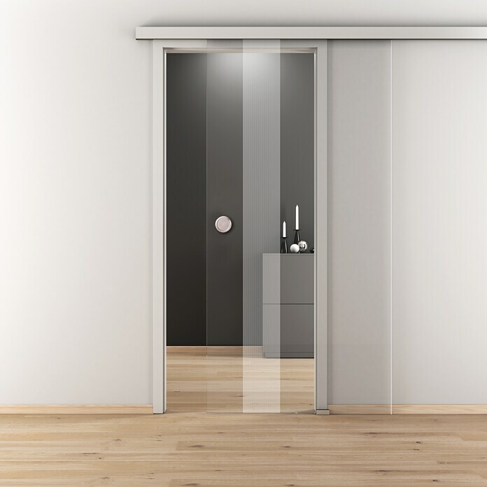 Diamond Doors Glasschiebetür 594 (935 x 2 058 mm, Einscheibensicherheitsglas (ESG), Klarglas) | BAUHAUS